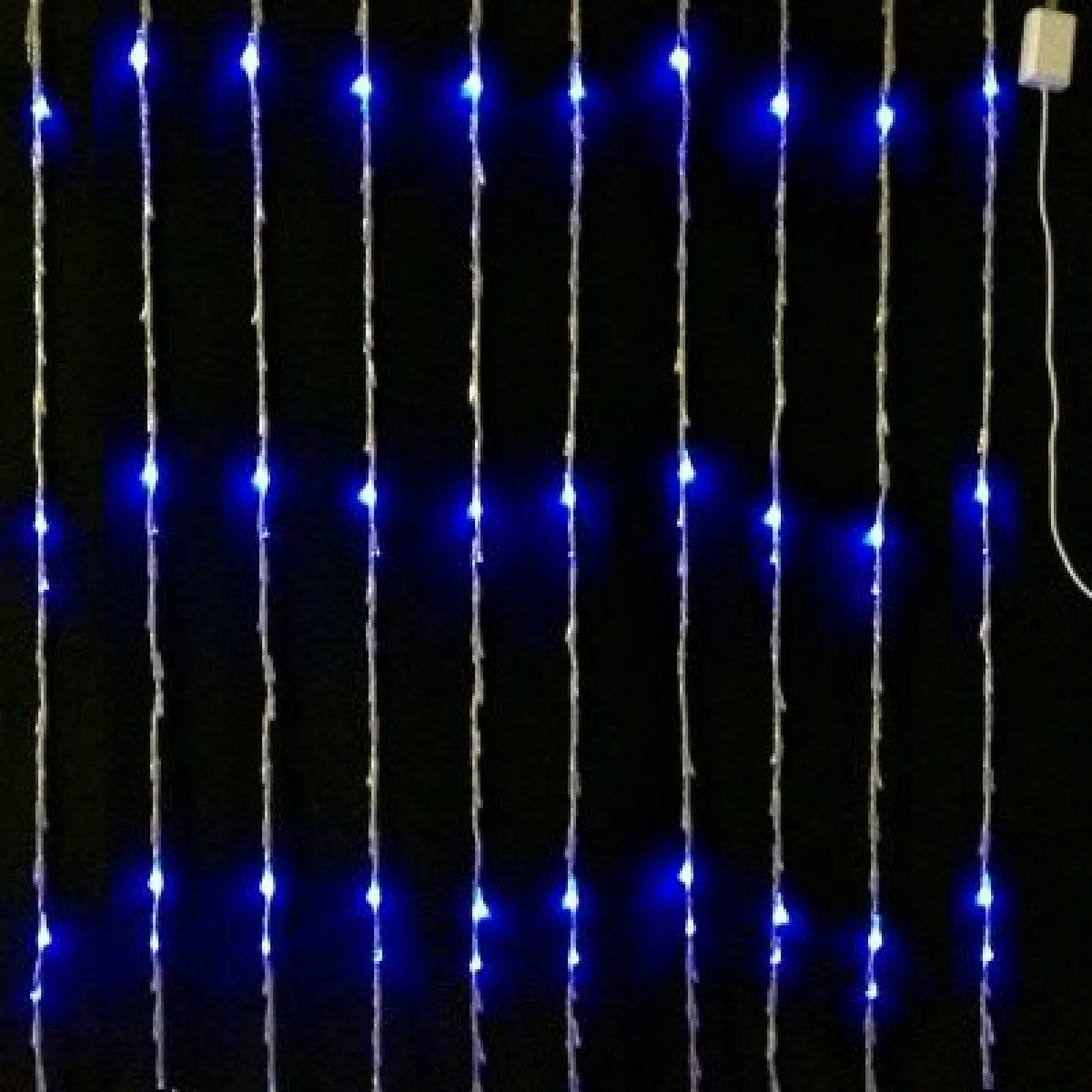 Гирлянда "Водопад", уличная 2х3 м 432 LED 220V, синий