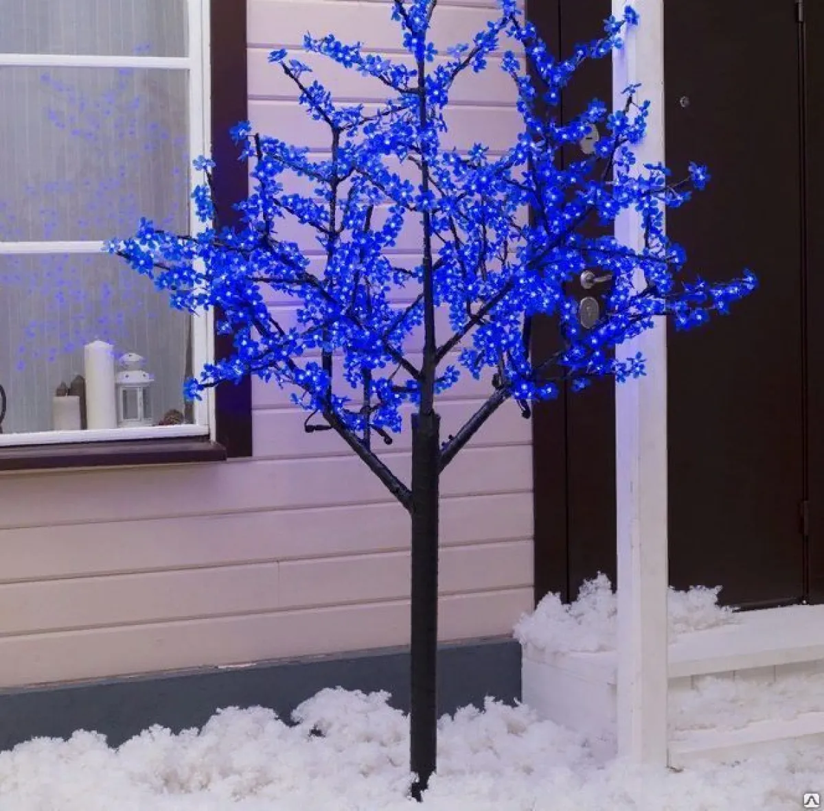 Дерево светодиодное улич. 2 м. "Баугиния" 864Led, 52W, 220V, синий