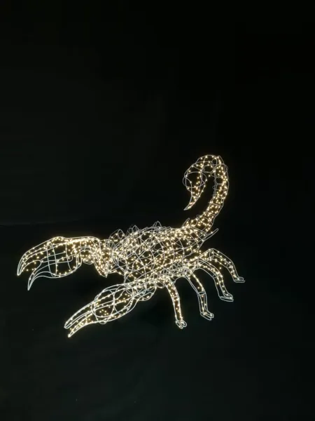 Фигура светодиодная "Скорпион" 110х180 см, 500 LED