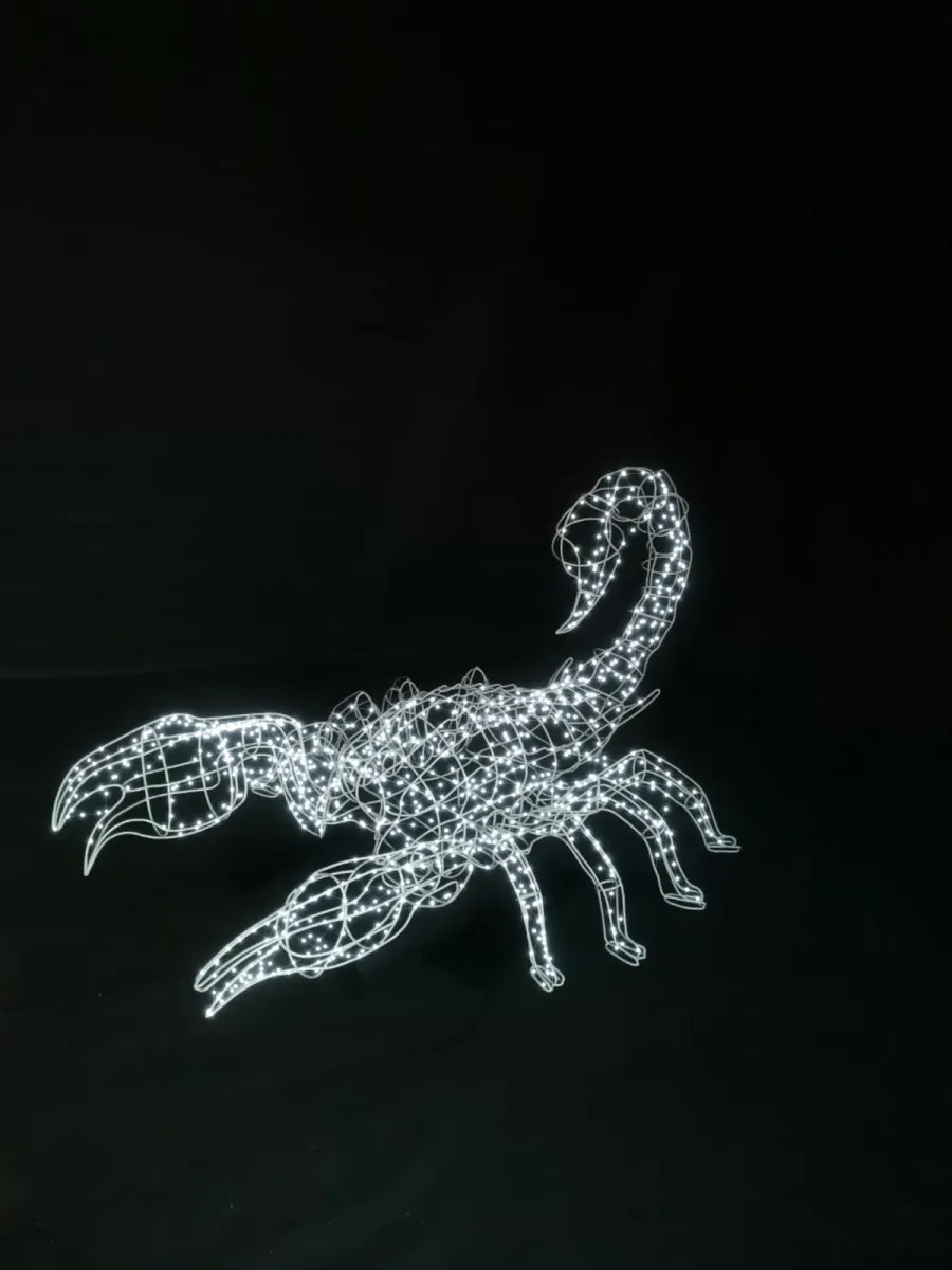 Фигура светодиодная "Скорпион" 110х180 см, 500 LED — фото 2