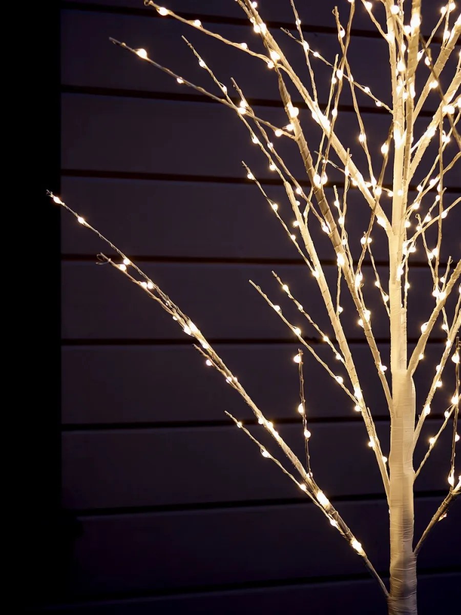 Дерево светодиодное «Яркие светлячки» 1,5 м, 300 LED, 12 В, тёплый белый — фото 3