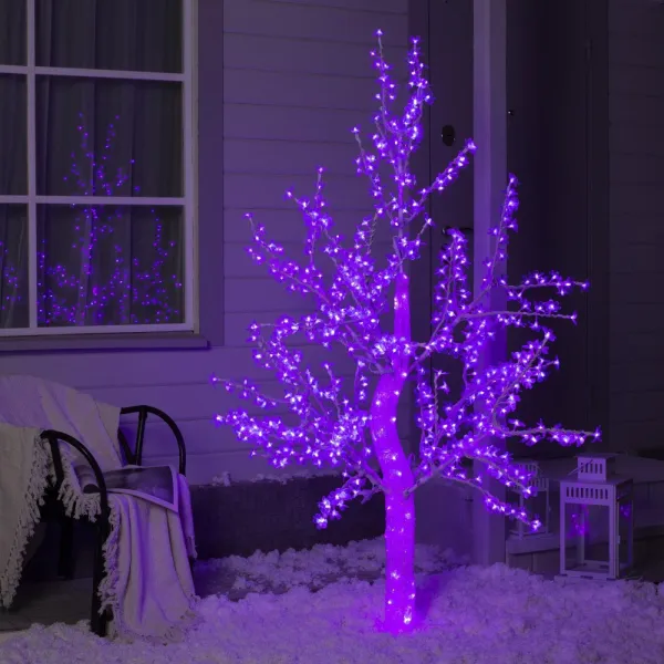Дерево светодиодное «Акриловое» 1,8 м, 768 LED, 220 В, RGB