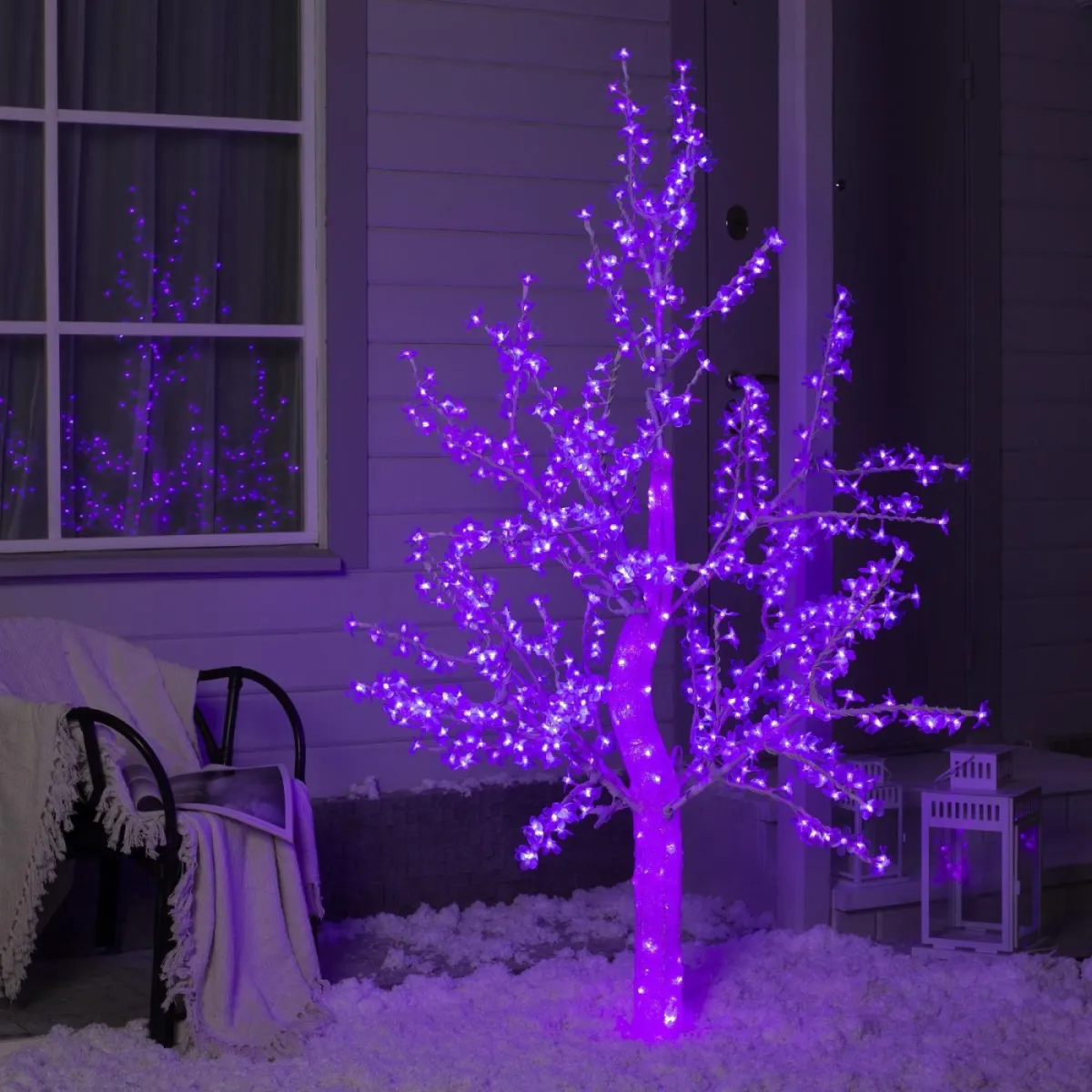 Дерево светодиодное «Акриловое» 1,8 м, 768 LED, 220 В, RGB