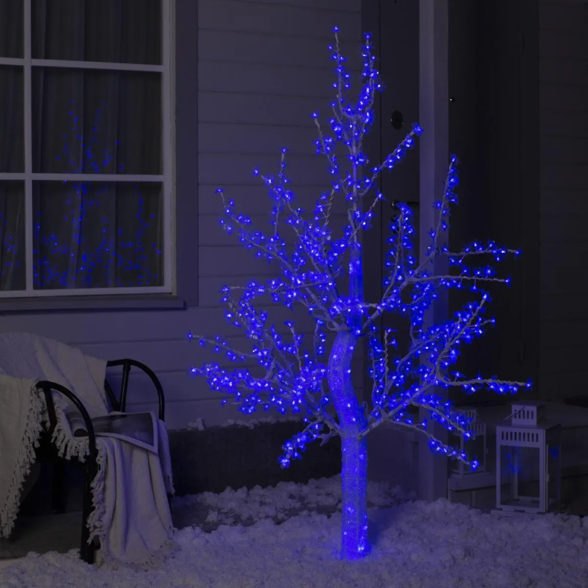 Дерево светодиодное «Акриловое» 1,8 м, 768 LED, 220 В, RGB — фото 3