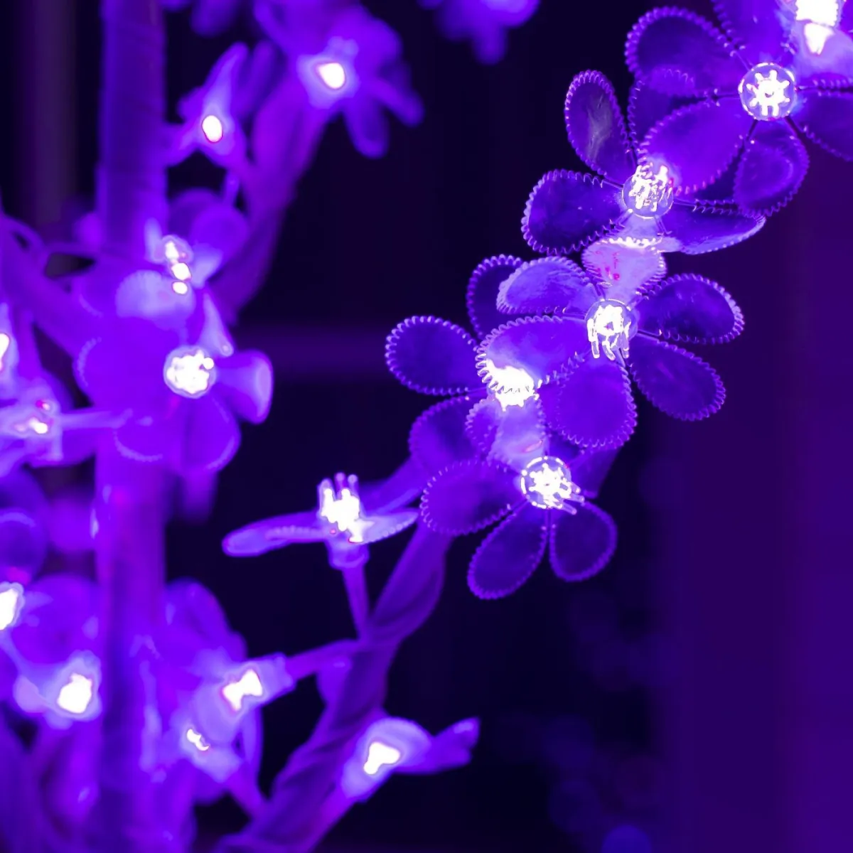 Дерево светодиодное «Акриловое» 1,8 м, 768 LED, 220 В, RGB — фото 7