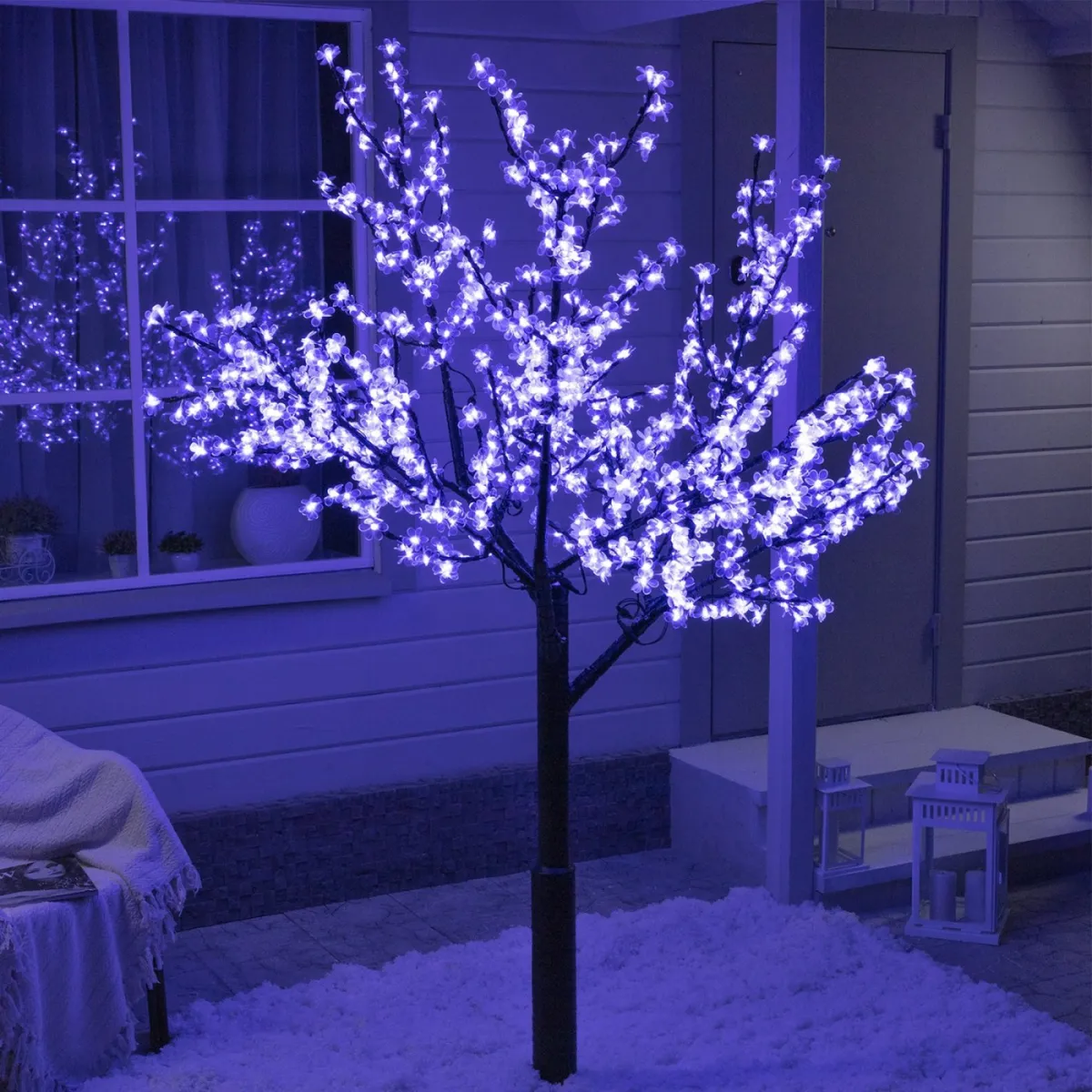 Дерево светодиодное «Баугиния» 2 м, 864 LED, 220 В, RGB
