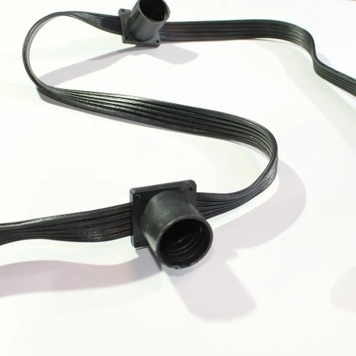 Белт-лайт 5 жил, шаг 40 см, E27, IP65, чёрный, бухта 100 м