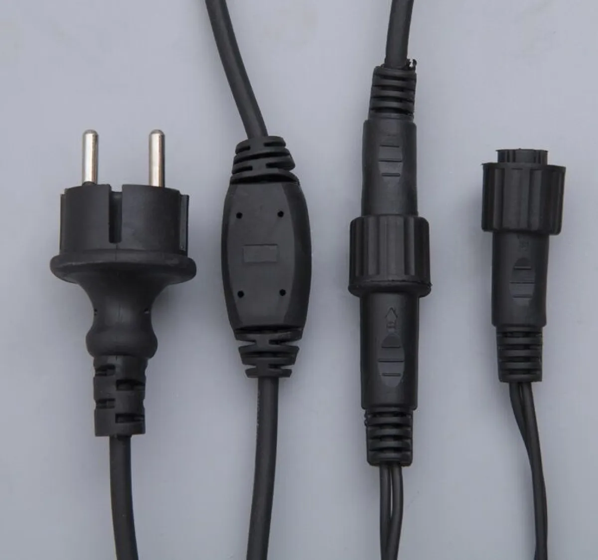 Гирлянда "Бахрома" уличная, 3х0.6 м, 160 LED, провод черный ПВХ, разноцветная — фото 6