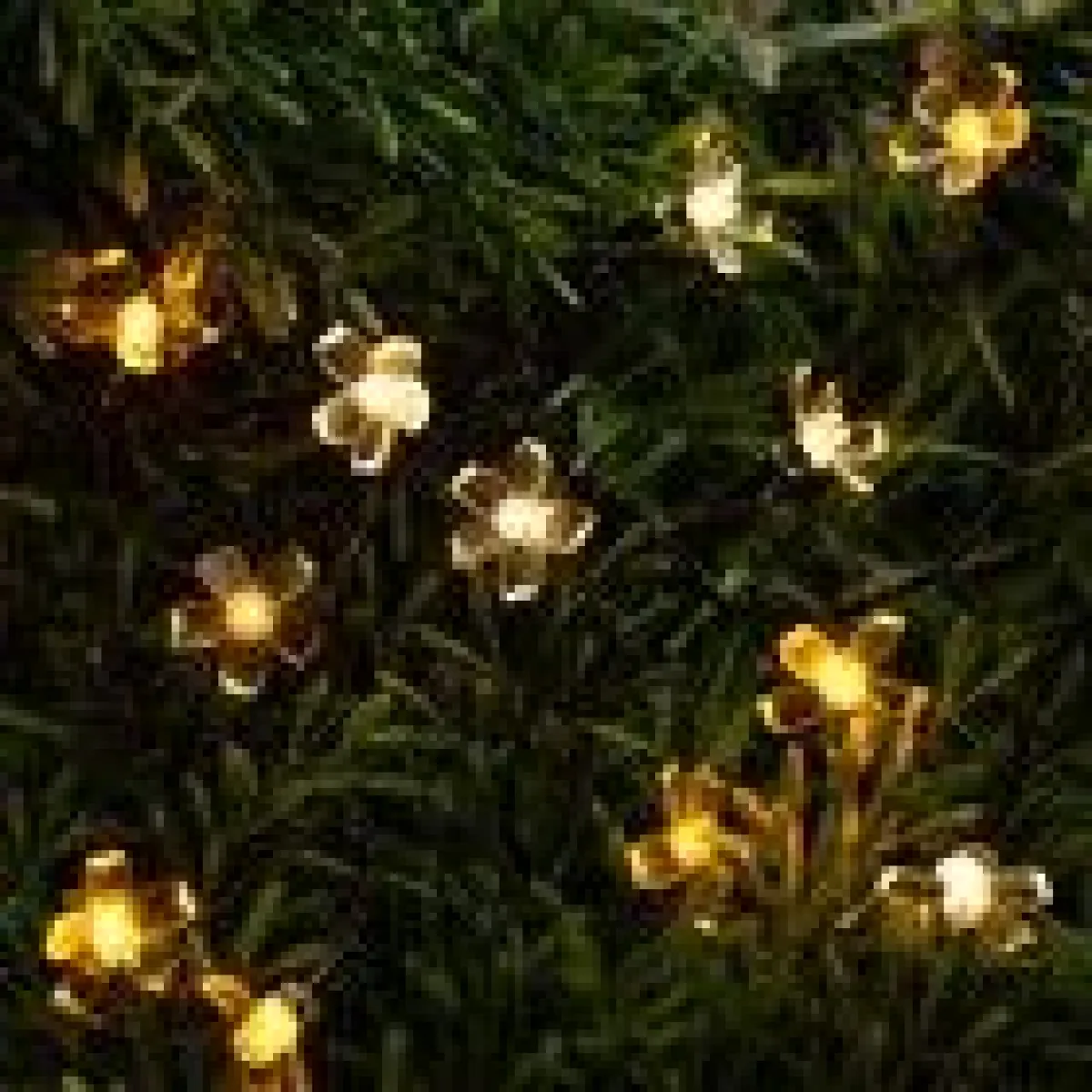 Гирлянда «Нить-Ромашка» 4,5 м, 30 LED, солнечная батарея — фото 2