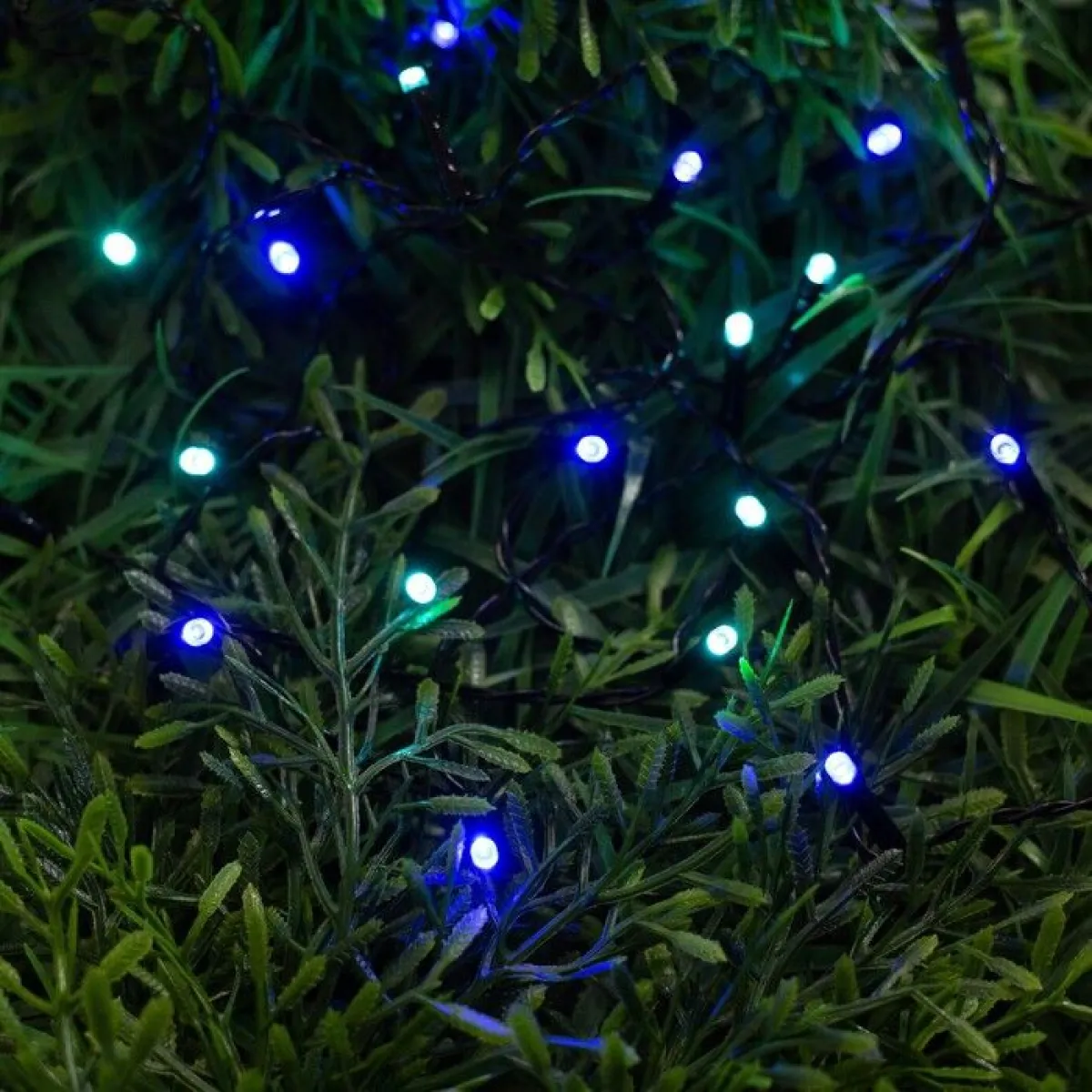Гирлянда «Нить» 5 м, 50 LED, солнечная батарея — фото 4