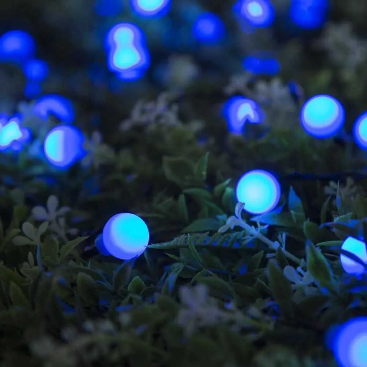 Гирлянда «Нить-Шарики» 4,5 м, 30 LED, солнечная батарея — фото 2