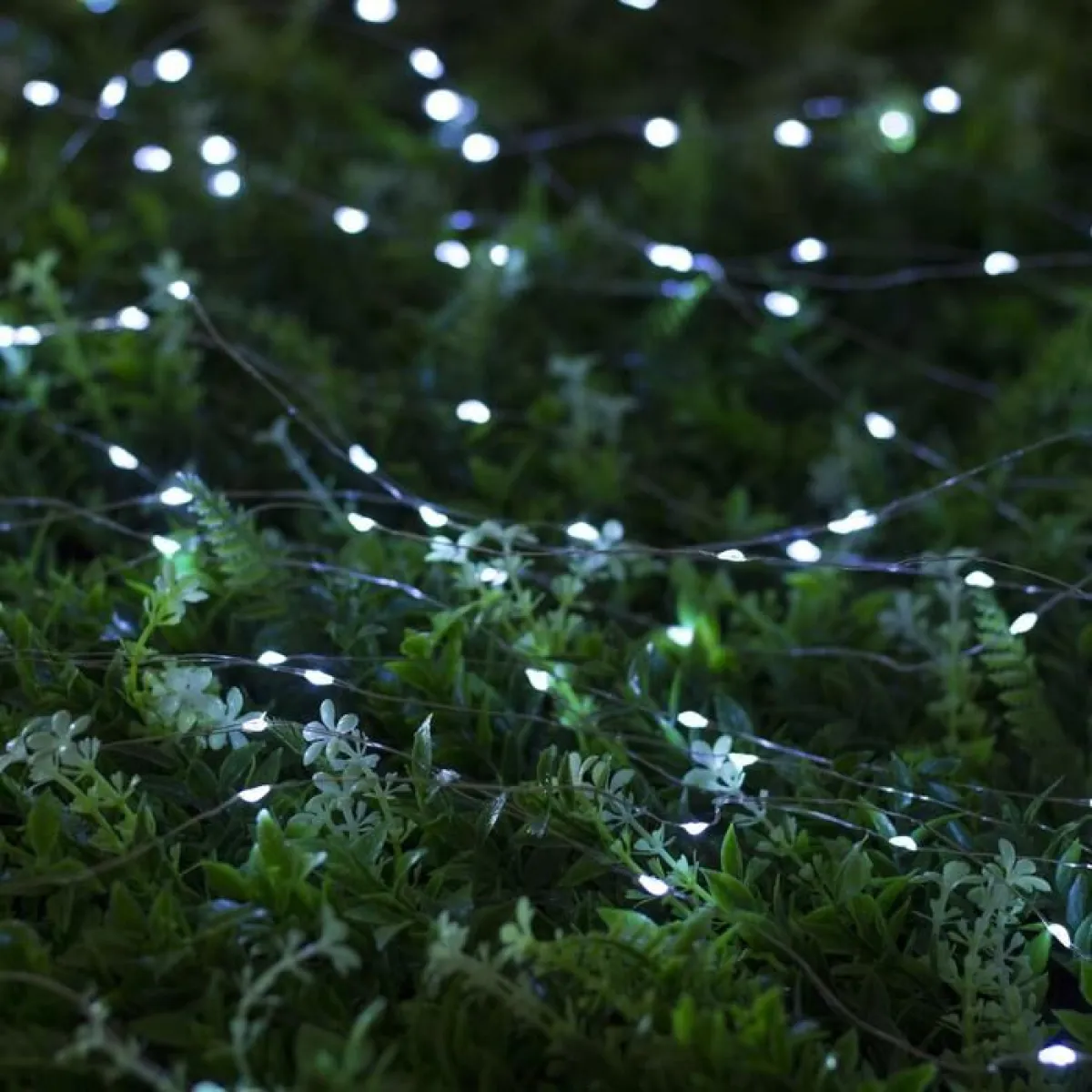 Гирлянда «Нить-Роса» 10 м, 100 LED, солнечная батарея — фото 2