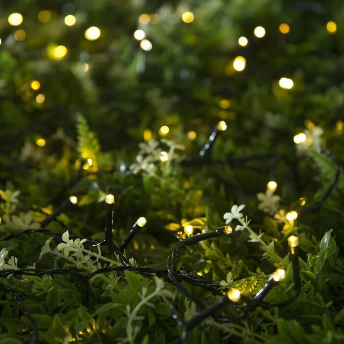 Гирлянда «Нить» 10 м, 100 LED, солнечная батарея — фото 2