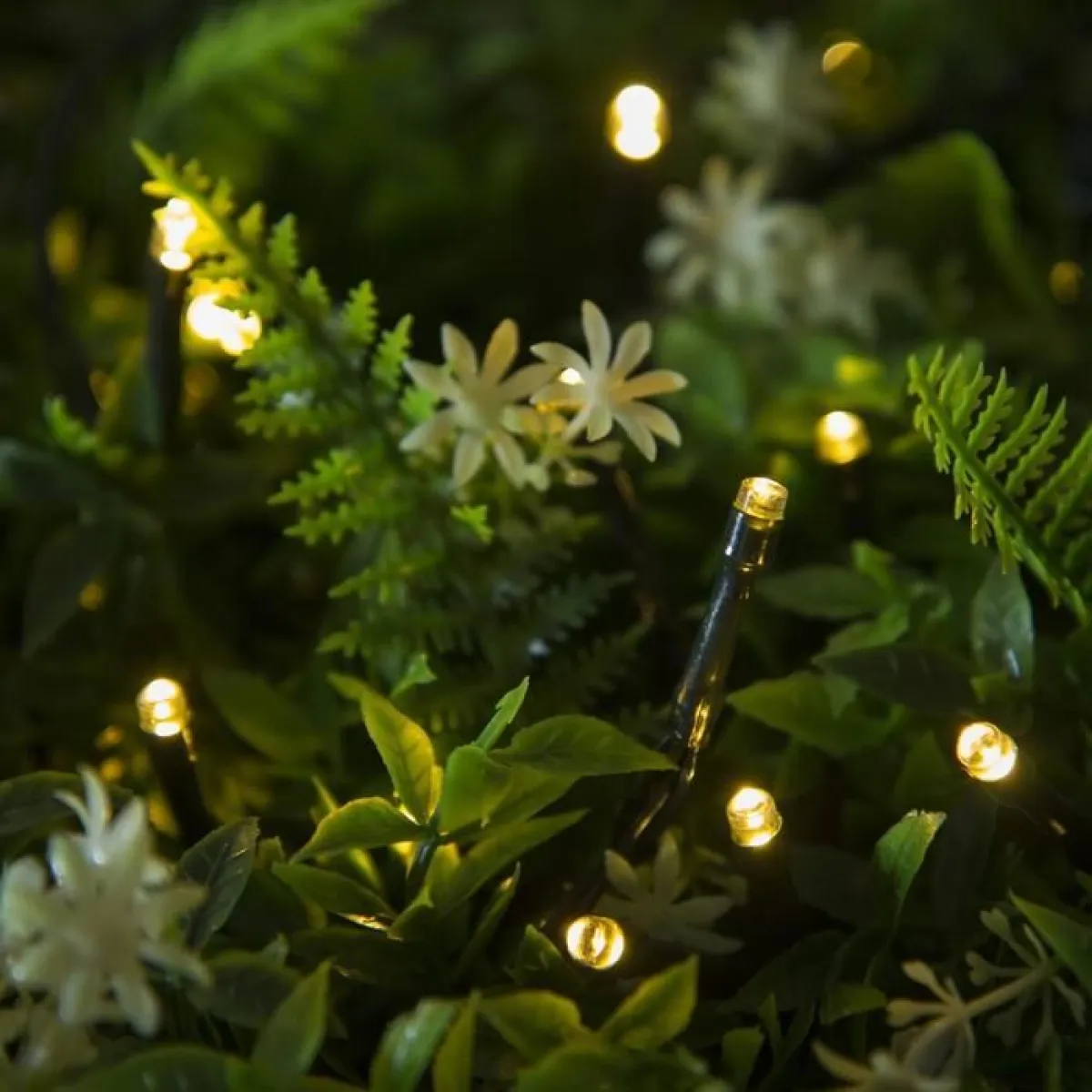 Гирлянда «Нить» 10 м, 100 LED, солнечная батарея — фото 3