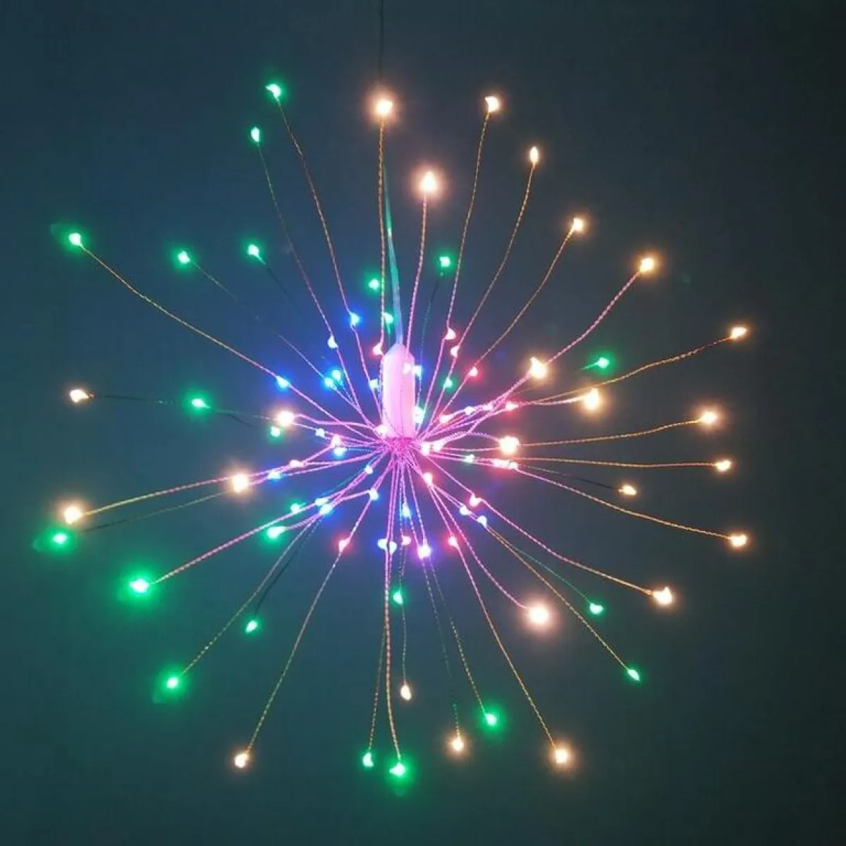 Гирлянда "Фейрверк" светодиодная с пультом, 180 LED, разноцветная — фото 2