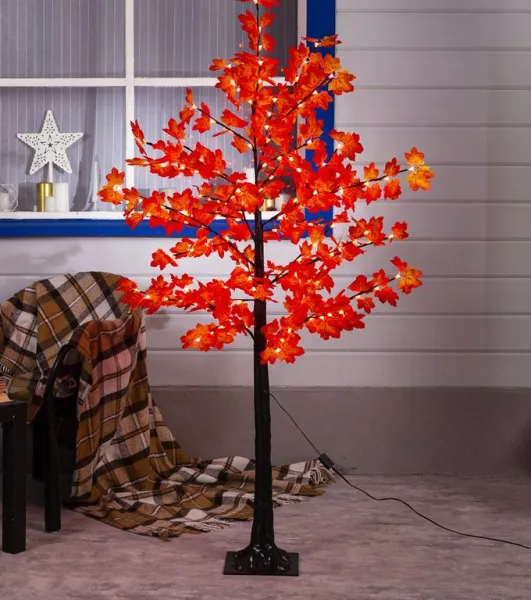 Дерево светодиодное "Клен", 1,6 м, 160 LED, 220 В