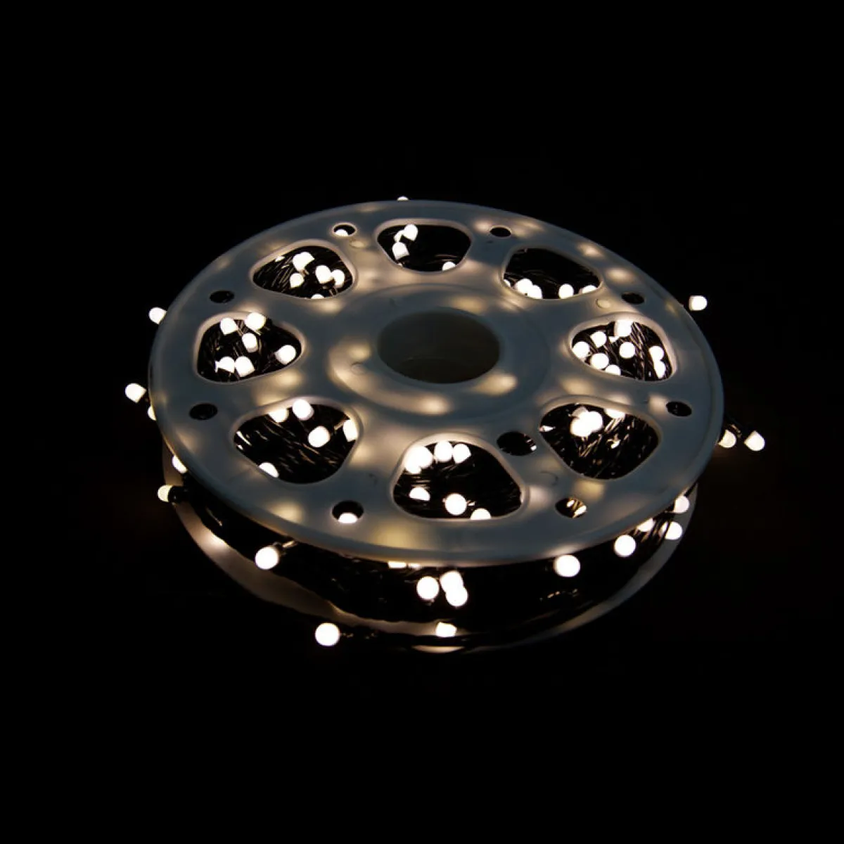 Гирлянда "Нить" уличная в бухте крупный матовый диод 50 м, 240 LED, IP44 разноцветная — фото 3