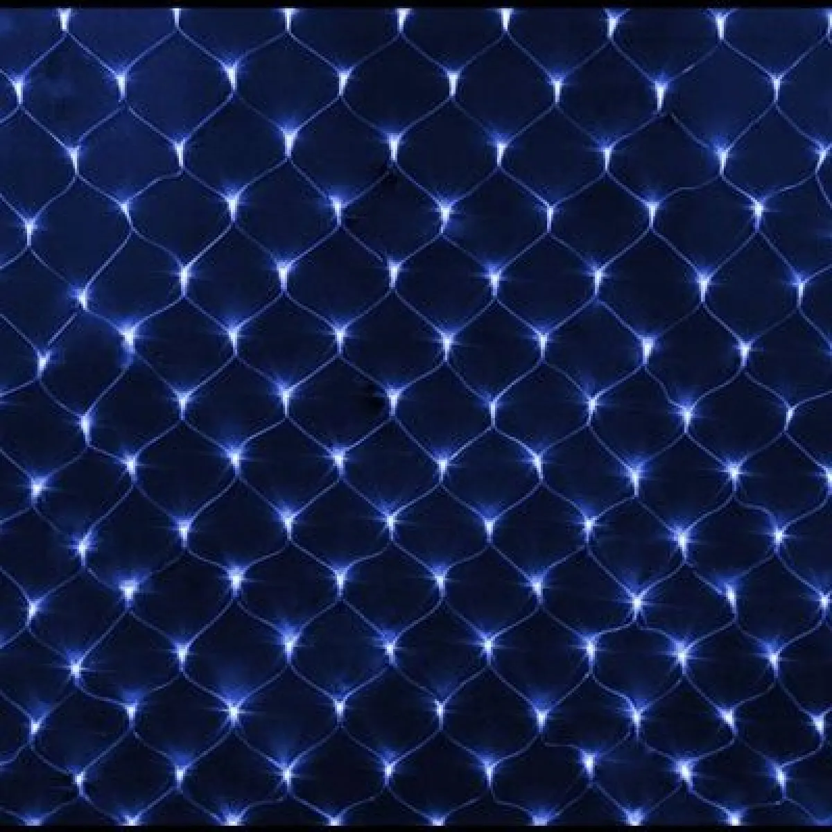 Гирлянда "Сеть", 1.5 х 1.5 м, 100LED, 8 режимов, нить прозрачная, Синий