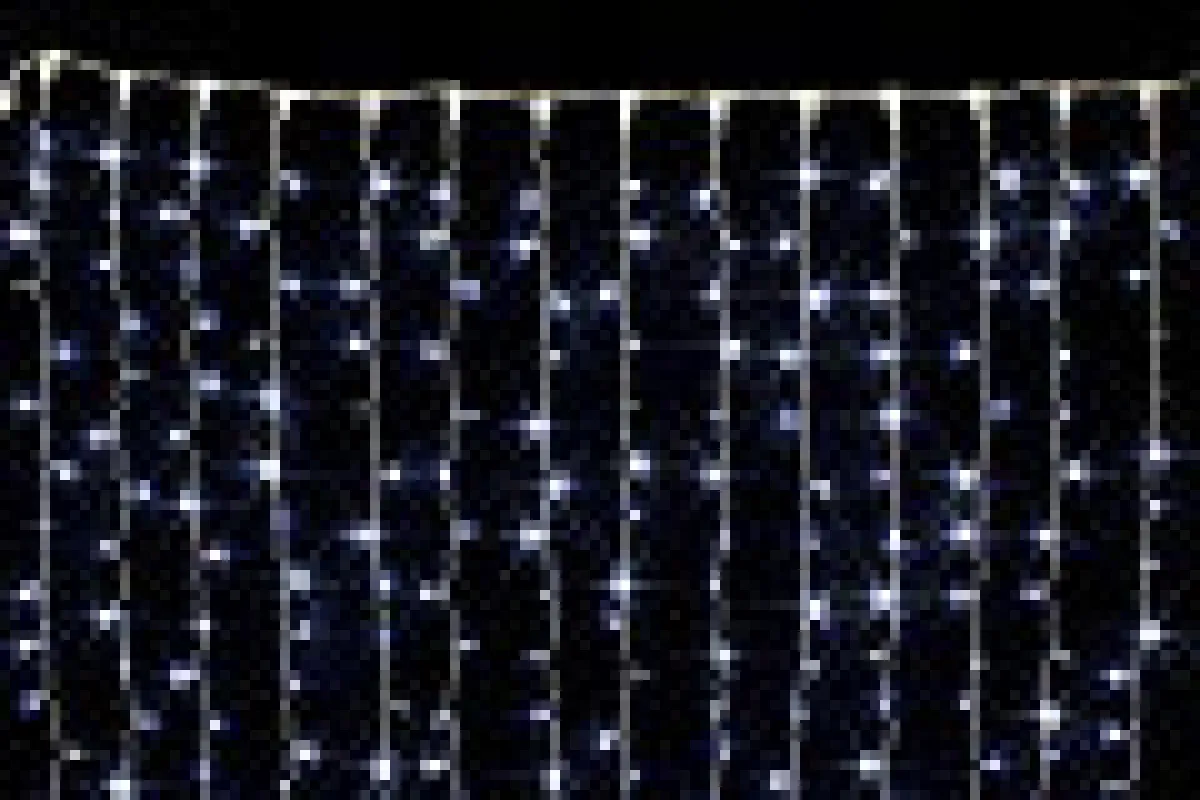 Гирлянда занавес (дождь) уличная 640 LED 2х4 м, мерцает, каучук, IP65 — фото 4