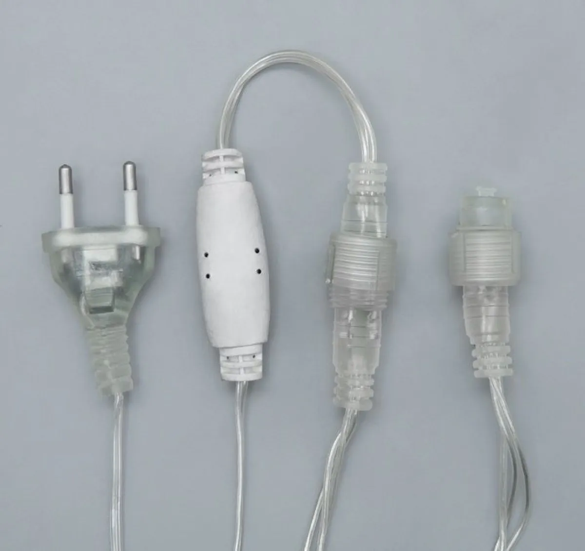 Гирлянда "Сеть" уличная УМС 2 х 3 м, 3W LED-384-220V, нить прозрачная — фото 3