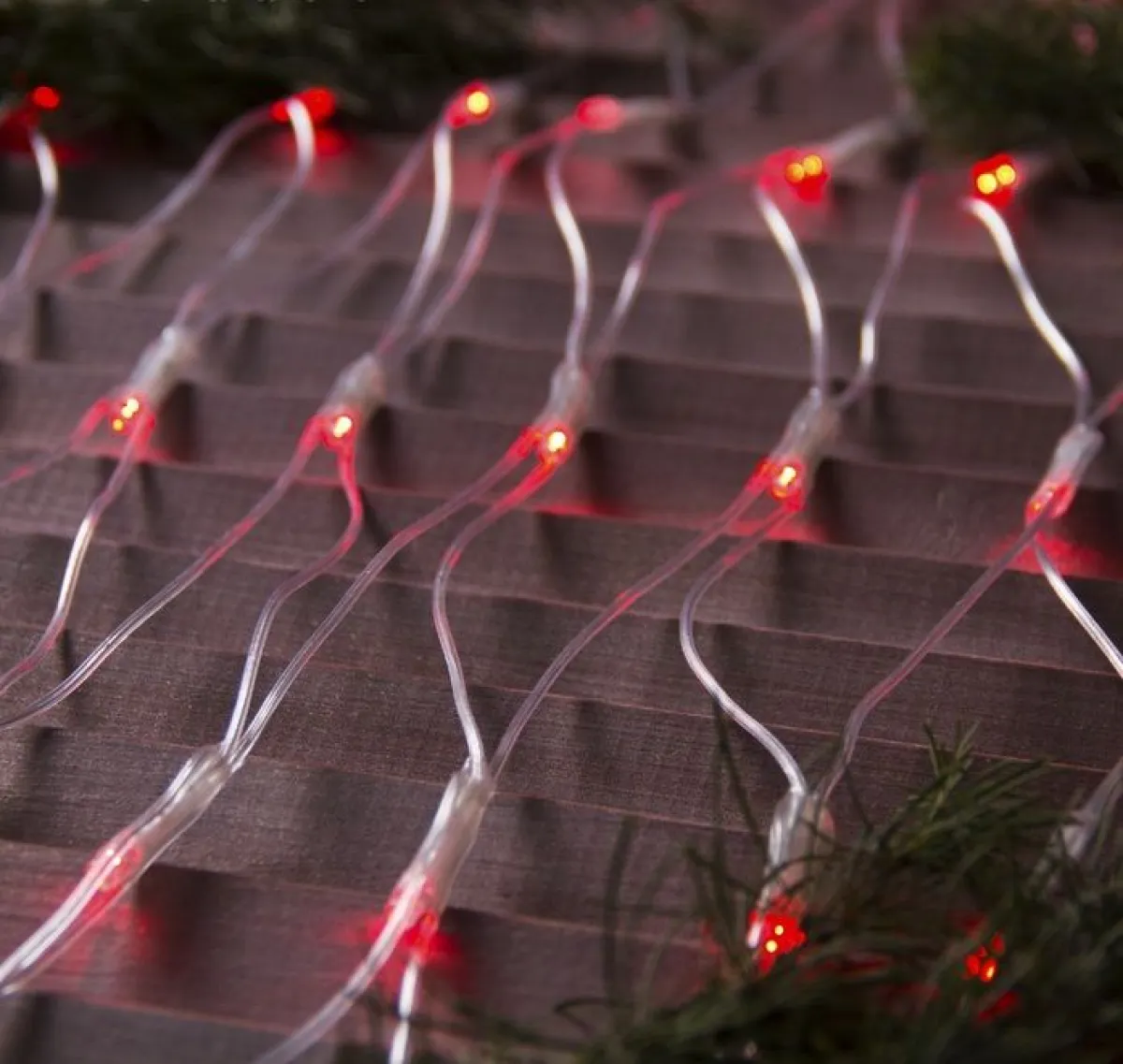 Гирлянда "Сеть" уличная УМС 2 х 1.5 м, 3W LED-192-220V, нить прозрачная — фото 4