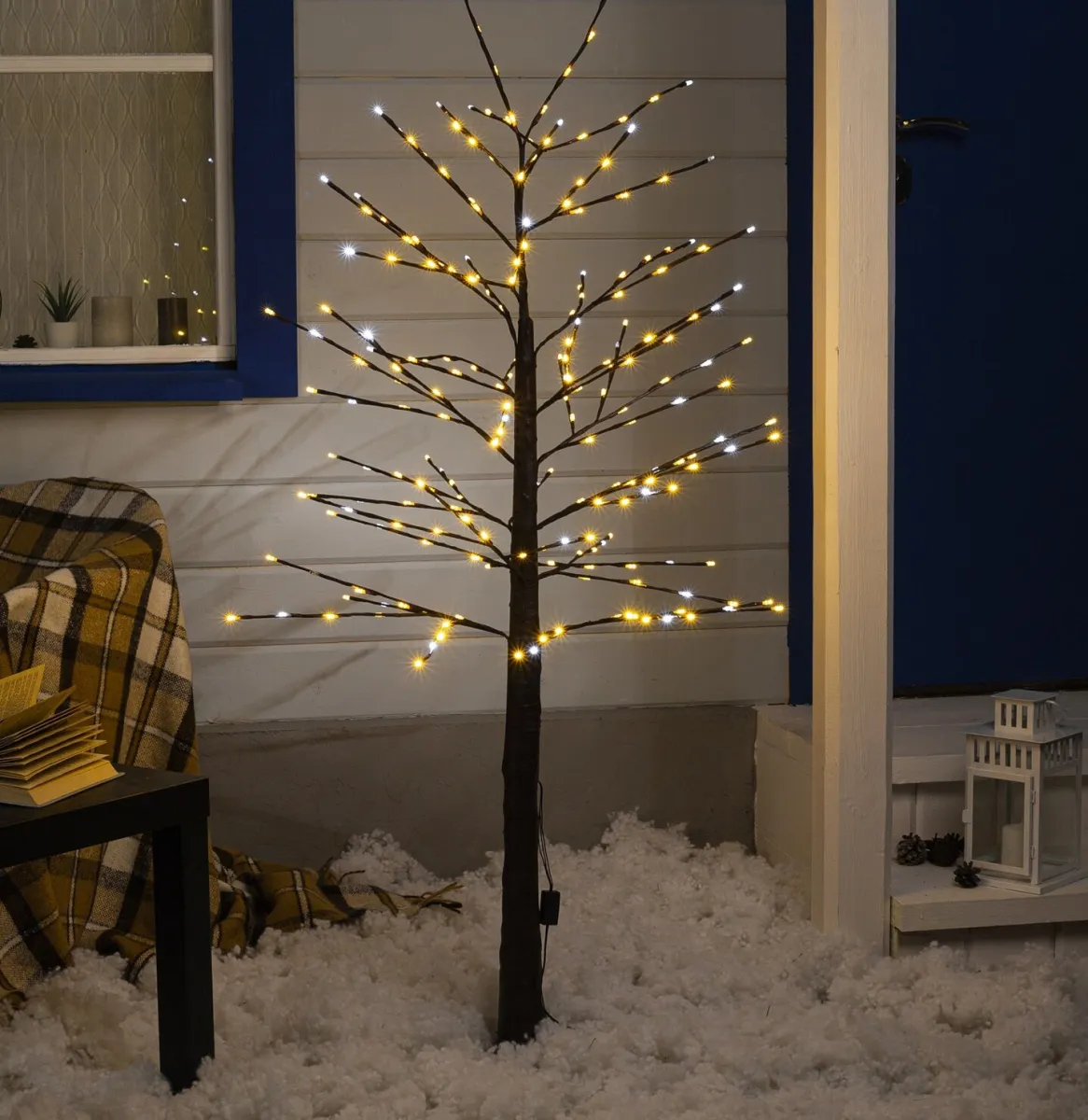 Дерево светодиодное 1.5 м, 224 LED, мерцание, 220 В