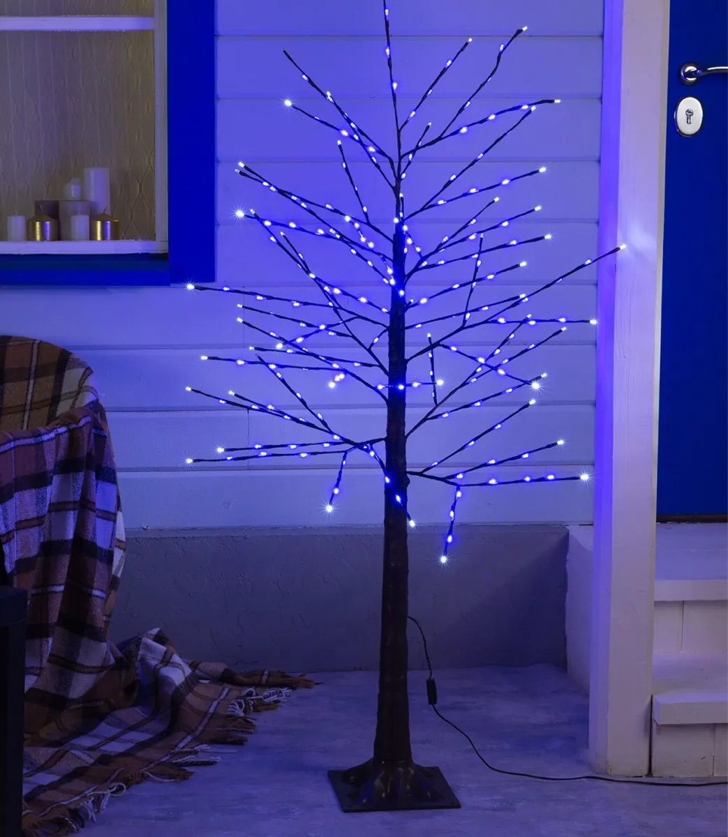Дерево светодиодное 1.5 м, 224 LED, мерцание, 220 В — фото 3