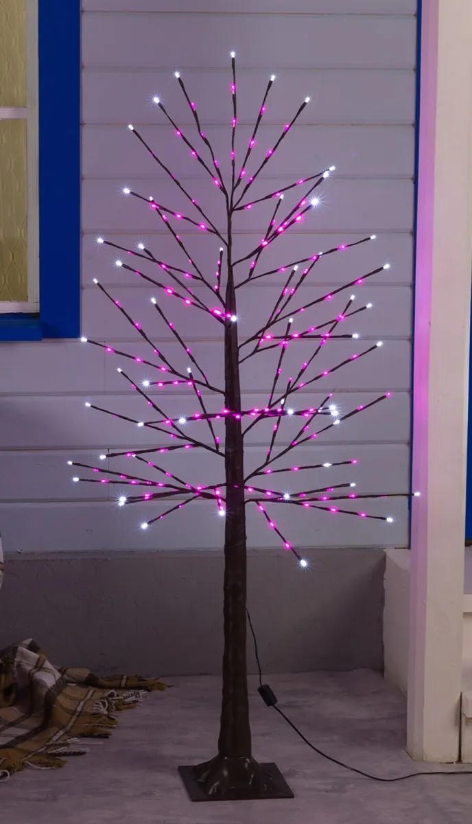 Дерево светодиодное 1.5 м, 224 LED, мерцание, 220 В — фото 4