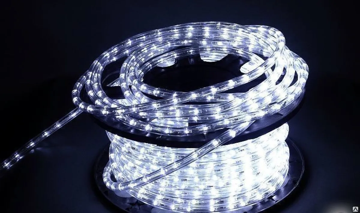 Дюралайт LED круглый, 3 жилы, 13 мм, 36 л/м Белый