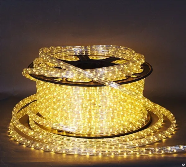 Дюралайт LED прямоугольный, 10x14 мм, 72 л/м Тёпло-белый